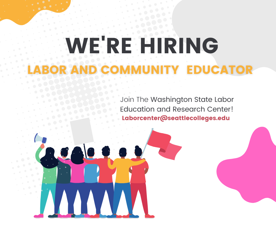 we're hiring a labor and community educator