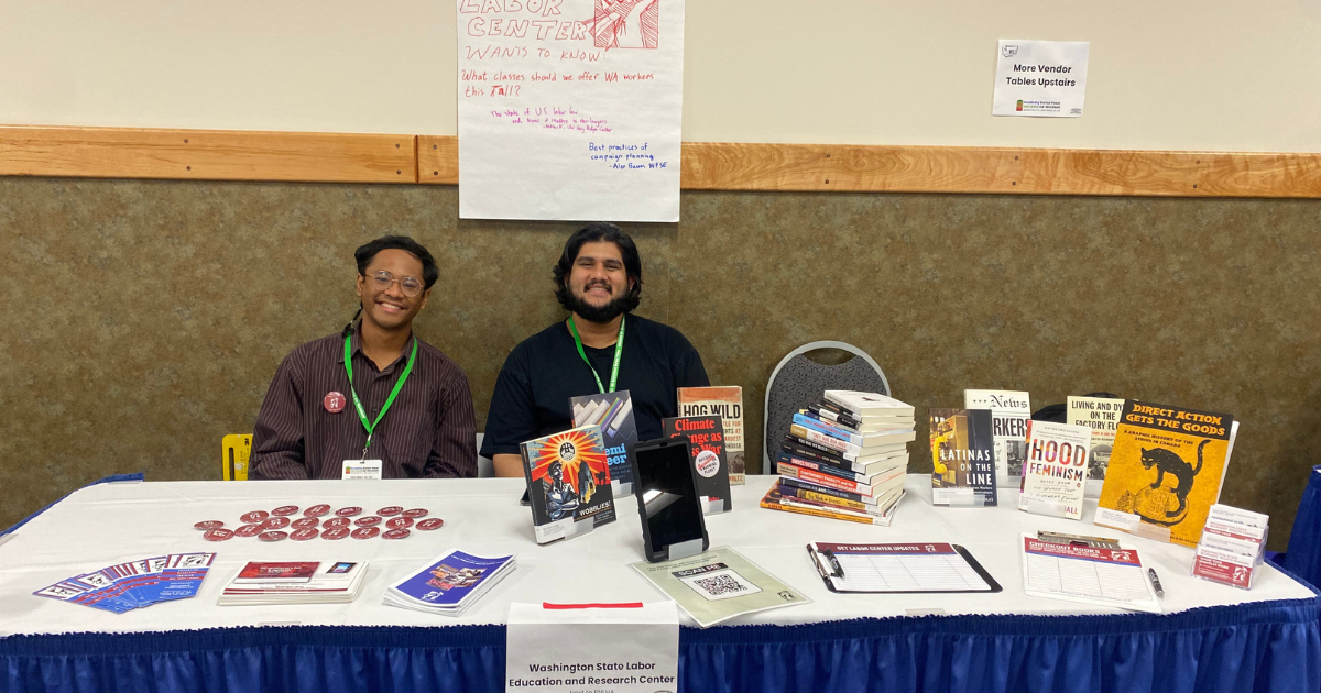 tabling at the WSLC Convention