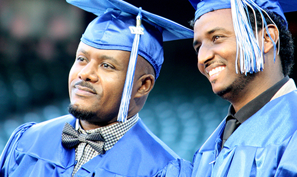 South graduates smiling