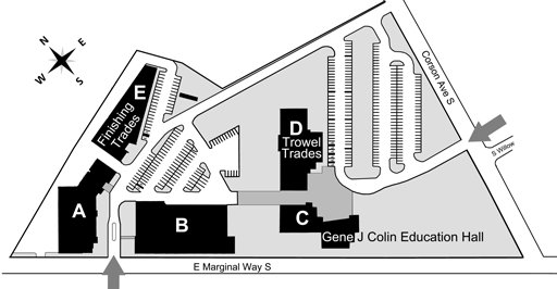 Georgetown Campus Map 